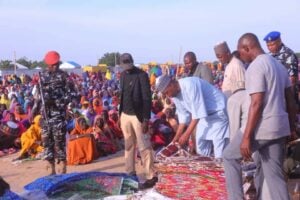 Zulum Distributes Foodstuffs Zulum Distributes Foodstuffs